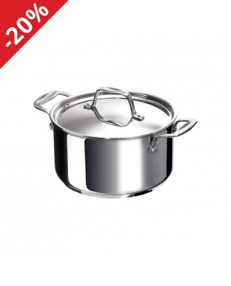 Oala cu capac, inox, 1.7 L, 16 cm, Chef - BEKA